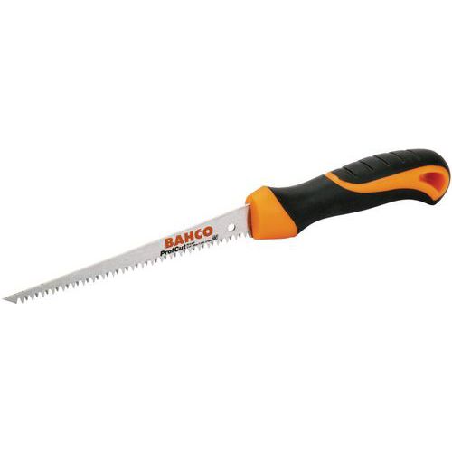 Bahco - Scie à guichet pour plâtre/cloison/panneaux - Lame 160mm - Coupe précise et rapide