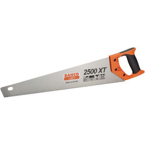 Bahco - Scie égoïne 475mm - Denture trempée - Coupe plastique, laminé, bois, métal tendre - 450g