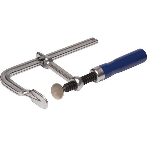 Irimo - Serre-joint à pompe métallique manche bois 160x80mm - Serrage précis et durable - Outillage professionnel