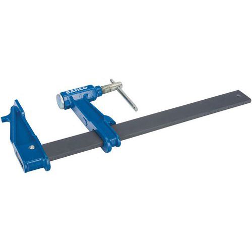 Bahco - Serre-joint à pompe T acier 1500x120mm - Serrage 1510mm - Saillie 125mm - Usage professionnel