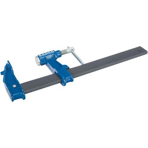Bahco - Serre-joint à pompe T acier 165x90mm - Serrage 310mm - Saillie 90mm - Usage professionnel