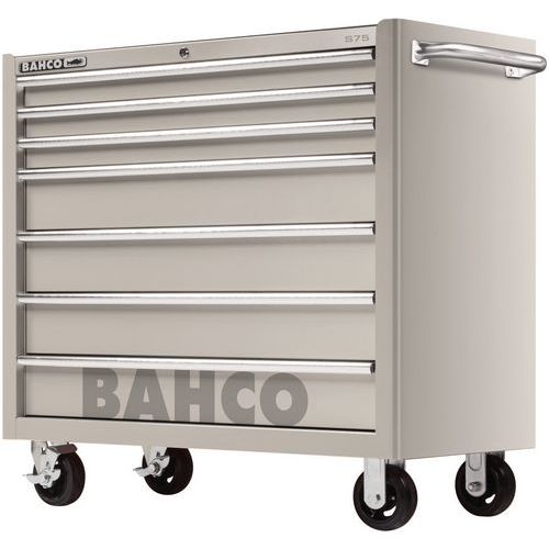 Servante 7 tiroirs acier inoxydable 40 995x501x1 100mm - Bahco