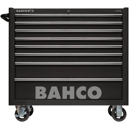 Bahco - Servante d'outils C75 8 tiroirs Noir - 986x501x1100mm - Charge 113kg - Rangement professionnel