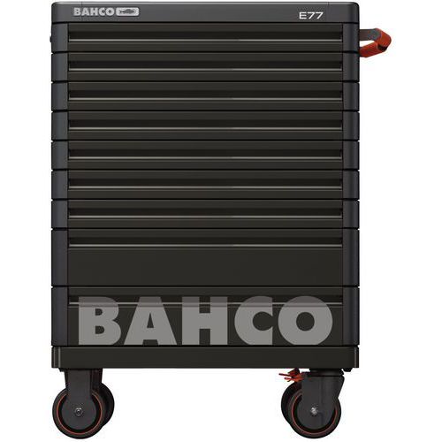 Bahco - Servante de rangement HUB E77 26 - 9 tiroirs noirs - 693x510x965mm - Charge max 91kg - Idéale pour atelier