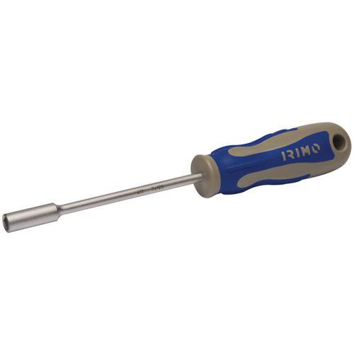 Irimo - Tournevis à douille emmanchée 14mm - Acier - Poignée bimatière - 270mm