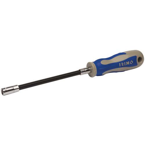 Irimo - Tournevis à douille emmanchée - Lame flexible 8mm - Outillage à main professionnel
