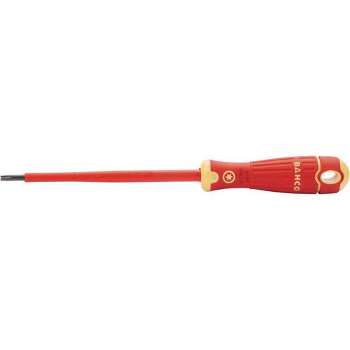 Bahco - Tournevis Torx Isolé VDE T10x100mm - Lame 100mm - Isolation 1000V - Outillage Spécialisé