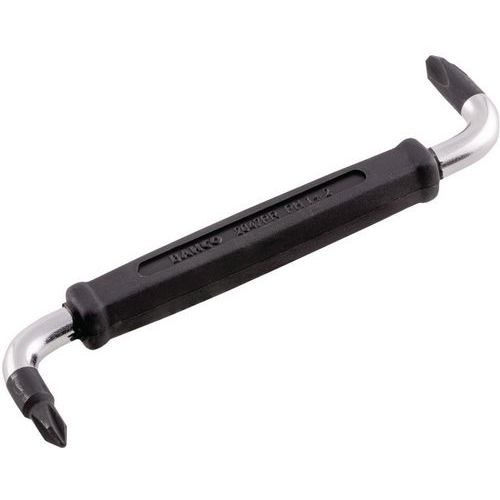 Bahco - Tournevis double coudé Phillips PH1/PH2 - Lame Nickel 100mm - Outillage à main professionnel