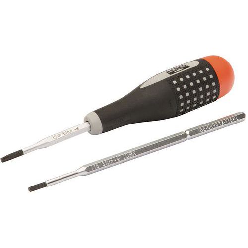 Bahco - Tournevis dynamométrique ERGO IP10 - 2 Nm - Lames TORX/TORX Plus - 178 mm