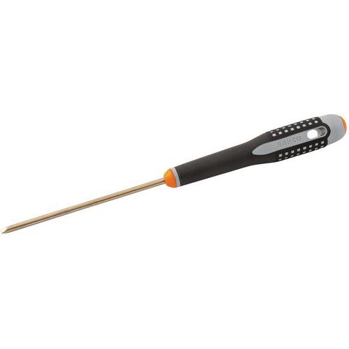 Bahco - Tournevis électricien ERGO Fente 1.6x10x200mm Aluminium - Lame 200mm - Norme ISO 2380