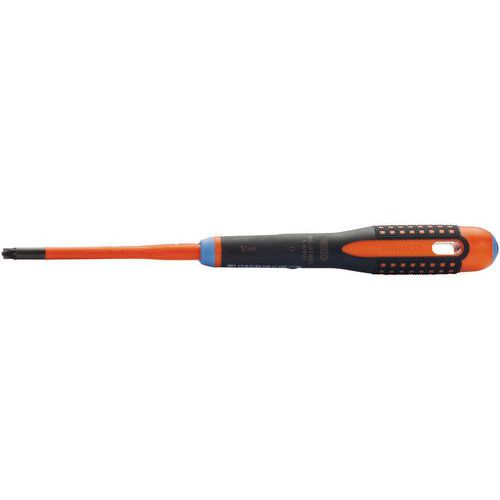 Bahco - Tournevis ERGO Slim isolé VDE Combi Fente/PZ 5mm - Lame 80mm - 1000V - Vissage Précis