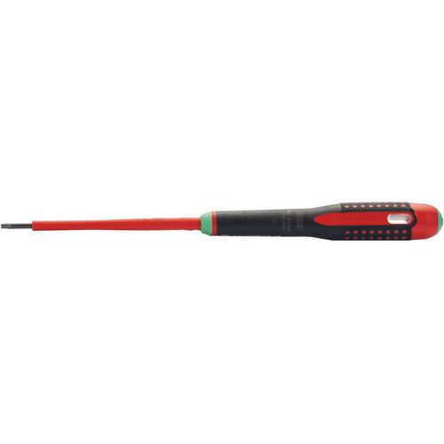 Bahco - Tournevis ERGO isolé VDE TORX T10x100mm - Manche trimatière - Isolation 1000V - Rouge/Noir