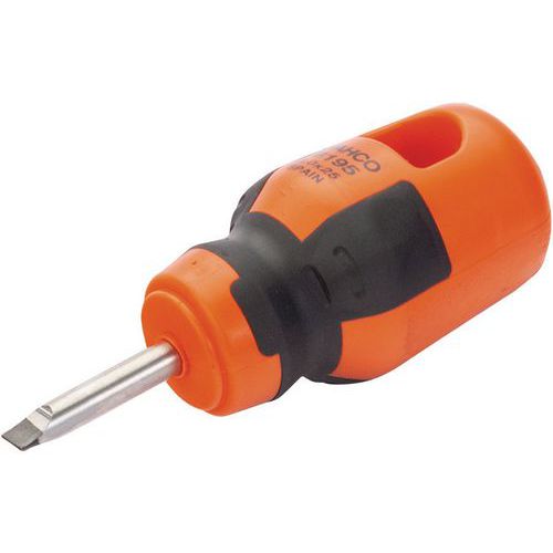 Bahco - Tournevis Fente BahcoFit 0.8x4x25mm - Lame Acier - Poignée Bimatière - Précision et Durabilité