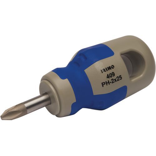 Irimo - Tournevis Phillips PH 1x25mm - Empreinte Philips - 25mm Longueur Totale - Outillage à Main Précis