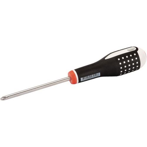 Bahco - Tournevis Phillips ERGO PH1x75mm Acier Inoxydable - Manche Trimatière - Outil Fiable