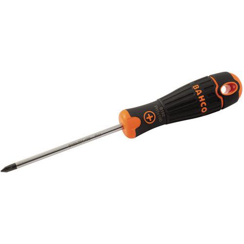 Bahco - Tournevis Phillips BahcoFIT Caoutchouc PH3x150mm - Lame 150mm Acier - Poignée Bimatière - Outillage à Main
