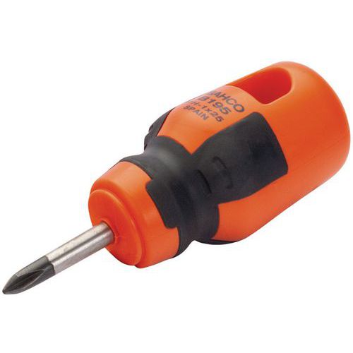 Bahco - Tournevis Phillips BahcoFit PH1x25mm - Manche Bimatière - Acier - Outillage à main