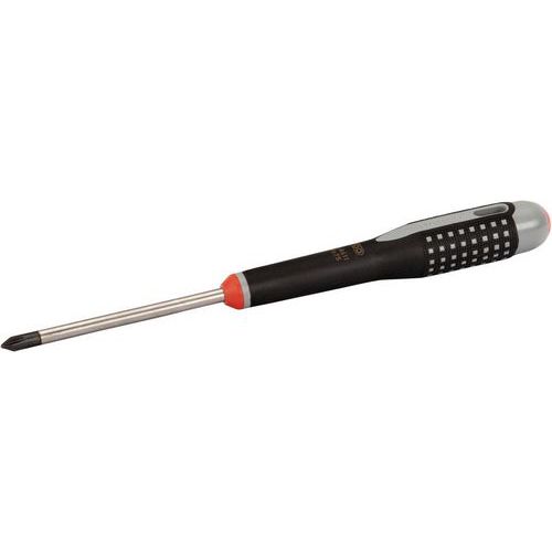 Bahco - Tournevis Phillips ERGO PH0x200mm - Poignée Caoutchouc - Lame Acier 200mm - Précision et Confort