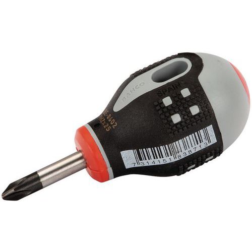 Bahco - Tournevis Phillips ERGO PH2x25mm - Poignée Caoutchouc - Lame 25mm - Outillage à main