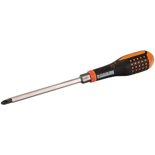 Bahco - Tournevis Phillips ERGO PH4x175mm Lame Traversante Acier - 175mm Lame - Outillage à Main Confortable