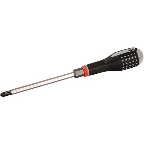 Bahco - Tournevis Phillips ERGO PH2x125mm - Lame Acier 125mm - Manche Caoutchouc Ergonomique