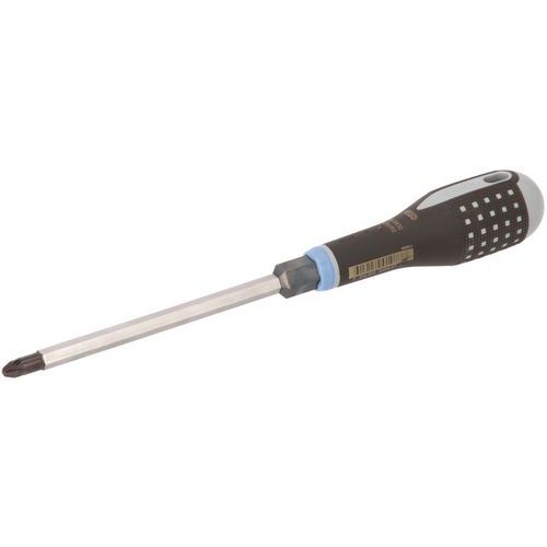 Bahco - Tournevis Pozidriv ERGO PZ1x100mm - Lame Chrome - Manche Caoutchouc - Outillage à main