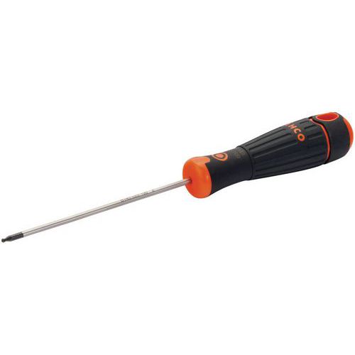 Bahco - Tournevis 6 pans creux 8x150mm - Manche bimatière ergonomique - Acier haute performance