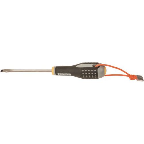 Bahco - Tournevis Fente ERGO Cordon Dyneema 1,6x8x175mm - Lame 175mm - Outillage à main professionnel