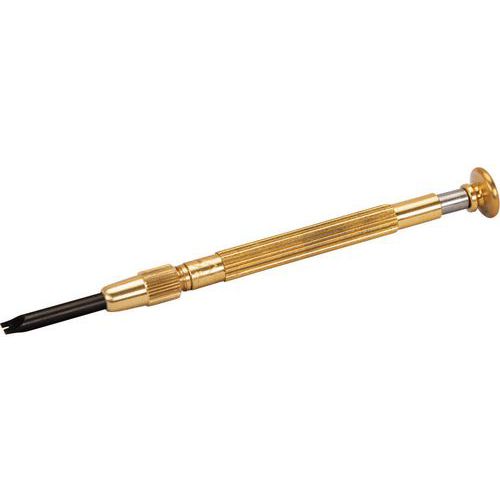 Bahco - Tournevis de précision pour horloger à fente 2,5x95mm - Poignée bimatière ergonomique