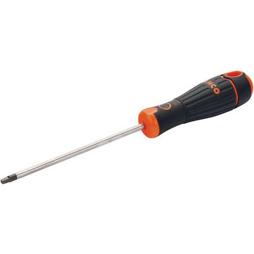 Bahco - Tournevis Robertson BahcoFit 1x100mm - Lame Acier 100mm - Poignée Bimatière Confort