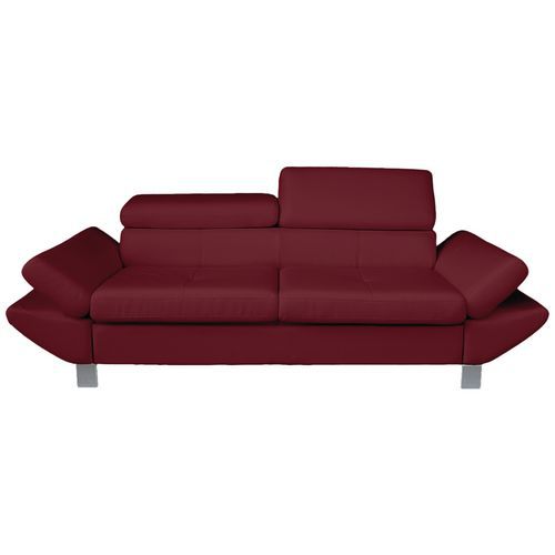 MMP - Canapé Vérona 3 places Violet - Enduit PVC - Espace détente - 210x102x92 cm