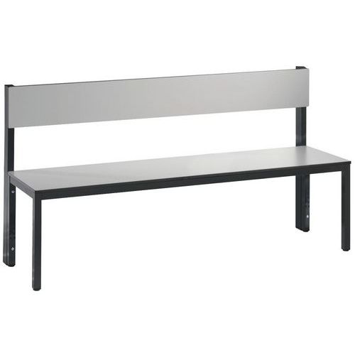 Banc Basic Plus Avec Dossier Argent L 1500
