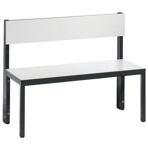 Banc Basic Plus Avec Dossier Blanc L 1000
