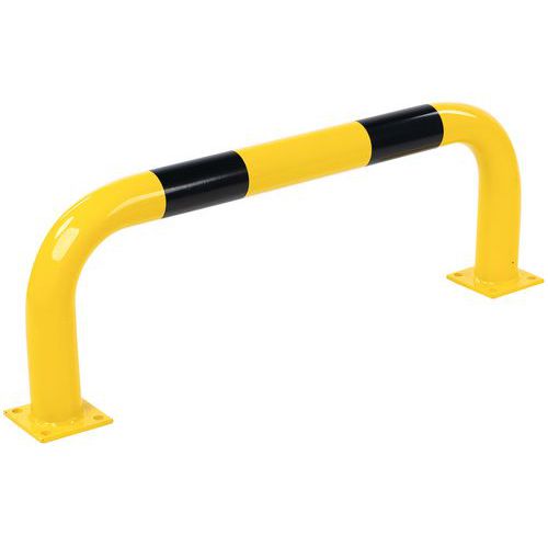 Manutan Expert - Arceau de protection 1000mm x 350mm - Noir/jaune - À sceller - Intérieur/extérieur - Stockage sécurisé