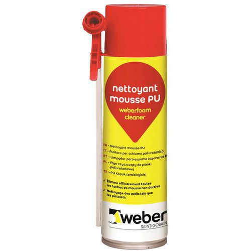 Nettoyant Mousse Pu - Weberfoam Cleaner 500 Ml