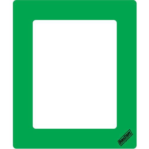 Ergomat - Protection pour étiquette marquage au sol - Vert - 31x39,7cm - Lot de 5 pièces - Montage sans outils