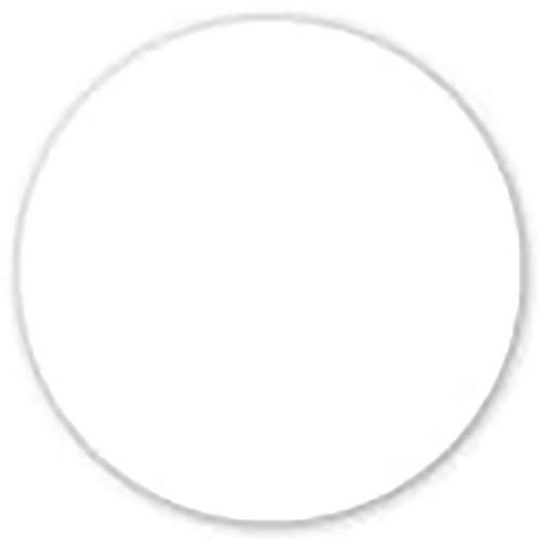 Ergomat - Ronds adhésifs de marquage au sol - Blanc 5cm - Lot de 45 pièces - PVC résistant - Lean Management