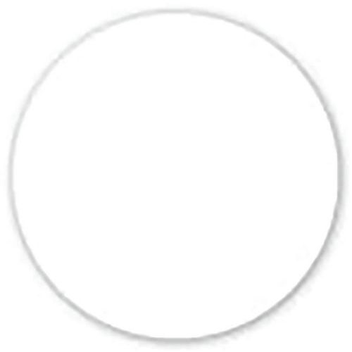 Ergomat - Ronds adhésifs de marquage au sol Blanc 9cm - Lot de 20 pièces - PVC résistant et durable