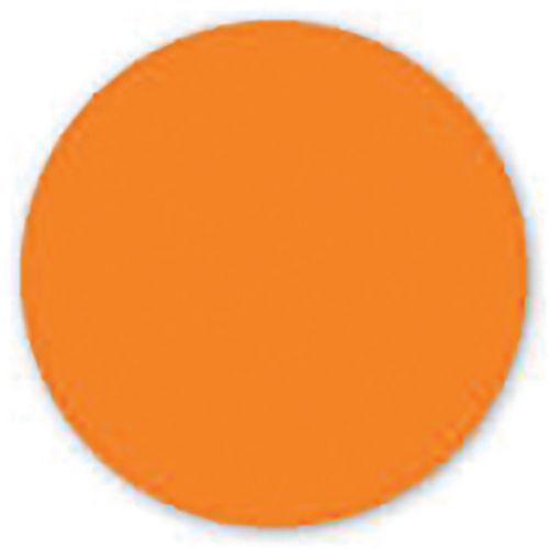 Ergomat - Ronds adhésifs de marquage au sol Orange 9cm - Lot de 300 pièces - PVC résistant et durable