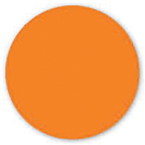 Ergomat - Ronds adhésifs de marquage au sol Orange 9cm - Lot de 20 pièces - PVC résistant et durable
