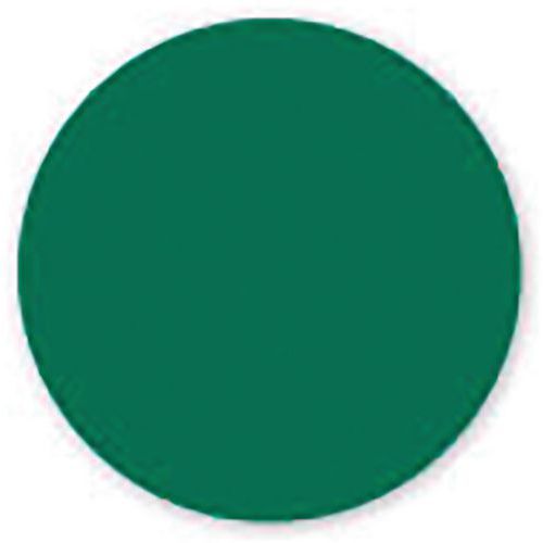 Ergomat - Rond adhésif de marquage au sol Vert 9cm - Lot de 75 pièces - PVC résistant pour Lean Management