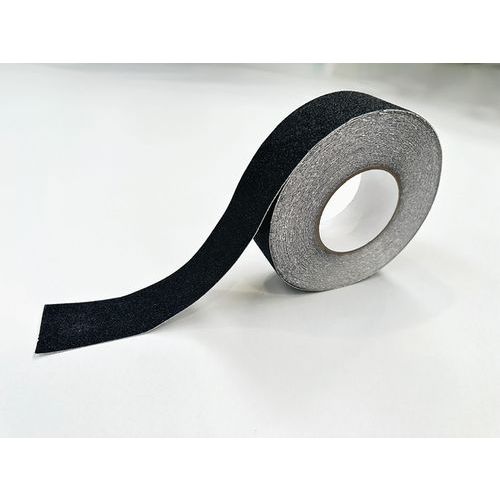 Ergomat - Ruban adhésif antidérapant DuraStripe Noir - 1.8m x 50mm - Caoutchouc résistant - Sécurité optimale