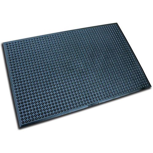 Ergomat - Tapis antifatigue industriel à bulles - 90x120 cm - Polyuréthane, antidérapant, antistatique, résistant huiles et acides