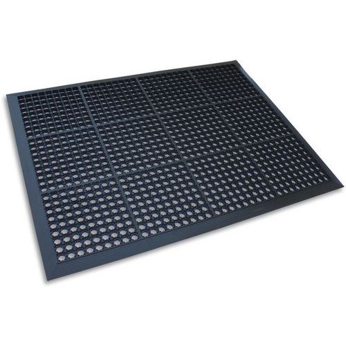 Ergomat - Tapis résistant milieu chimique Industry 60x120 cm - Polyuréthane antistatique antidérapant