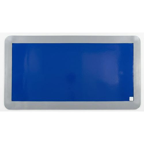 Ergomat - Tapis de propreté rigide Bleu/Gris - Usage modéré - Antidérapant - Résistant huiles et acides - 300 feuillets