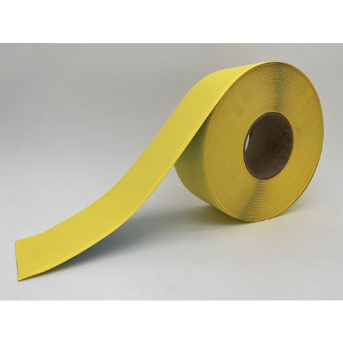 Ergomat - Ruban Adhésif Marquage au Sol Jaune - 5cm x 10m - Vinyle Résistant - Lean Management