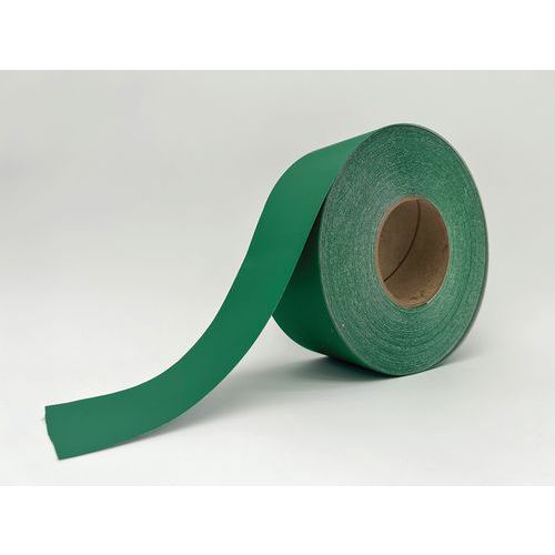 Ergomat - Ruban adhésif de marquage au sol Vert - 7,5cm x 30m - Vinyle résistant - Lean Management