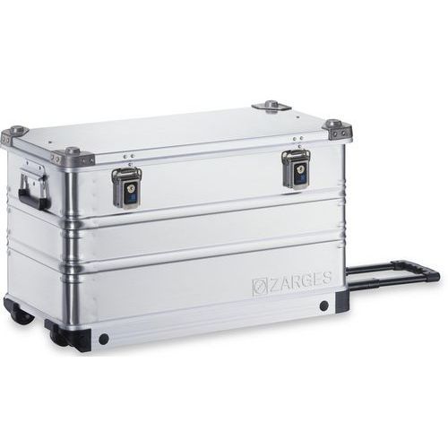 Zarges - Caisse à roulettes K424 XC Aluminium 99L - 800x400x455mm - Charge 30kg - Idéale Chantier & Entrepôt