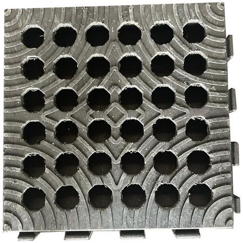Viso - Plaque de roulage ajourée - 480x480x60 mm - Charge 40 tonnes - Voirie résistante