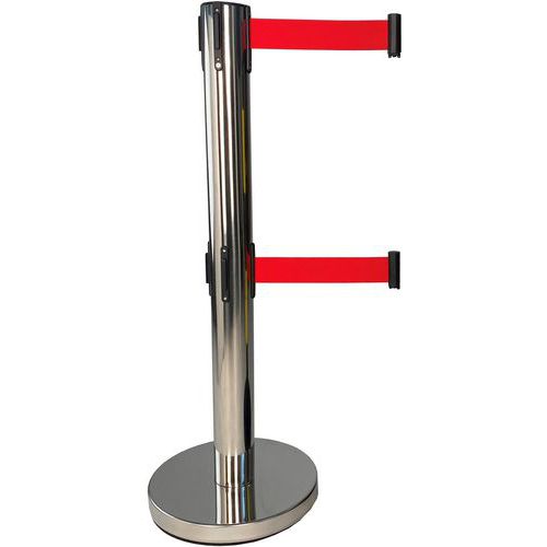 Poteau De Guidage À Double Sangle - Rouge